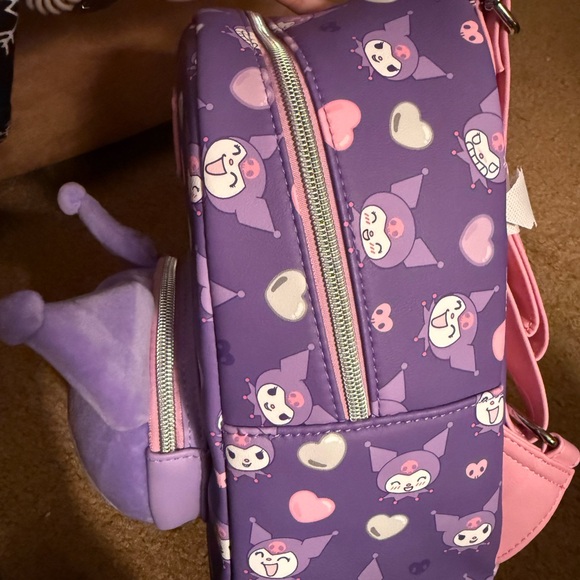 Loungefly Sanrio Purple Kuromi Backpack - Picture 5 of 7